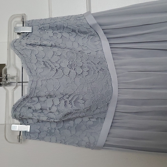 David's Bridal Mystic knee length bridesmaid dress - Picture 2 of 7